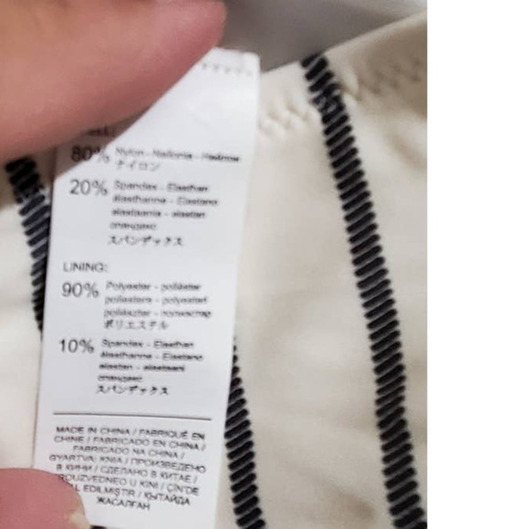 NWT Alice Stripe Halter One Piece Swimsuit XXL - Picture 7 of 8